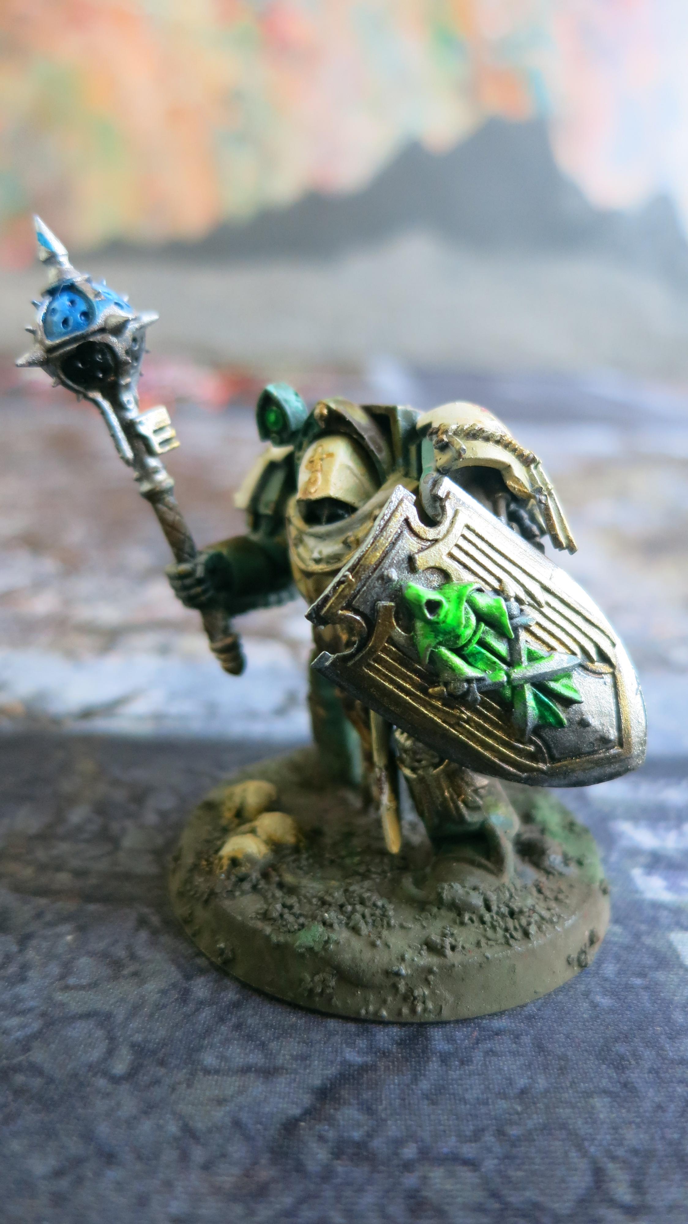 Dark Angels, Deathwing Knight, Mace Of Absolution, Storm Shield